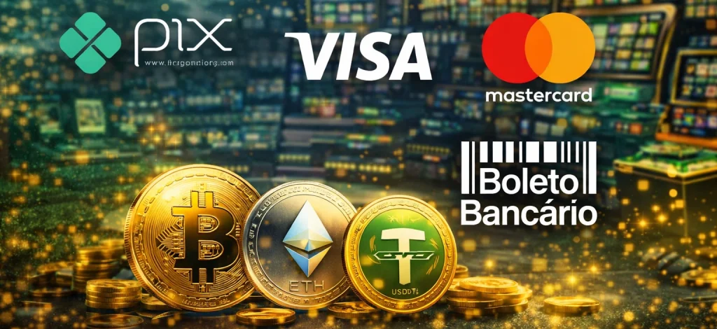 Formas de pagamento no betpark.